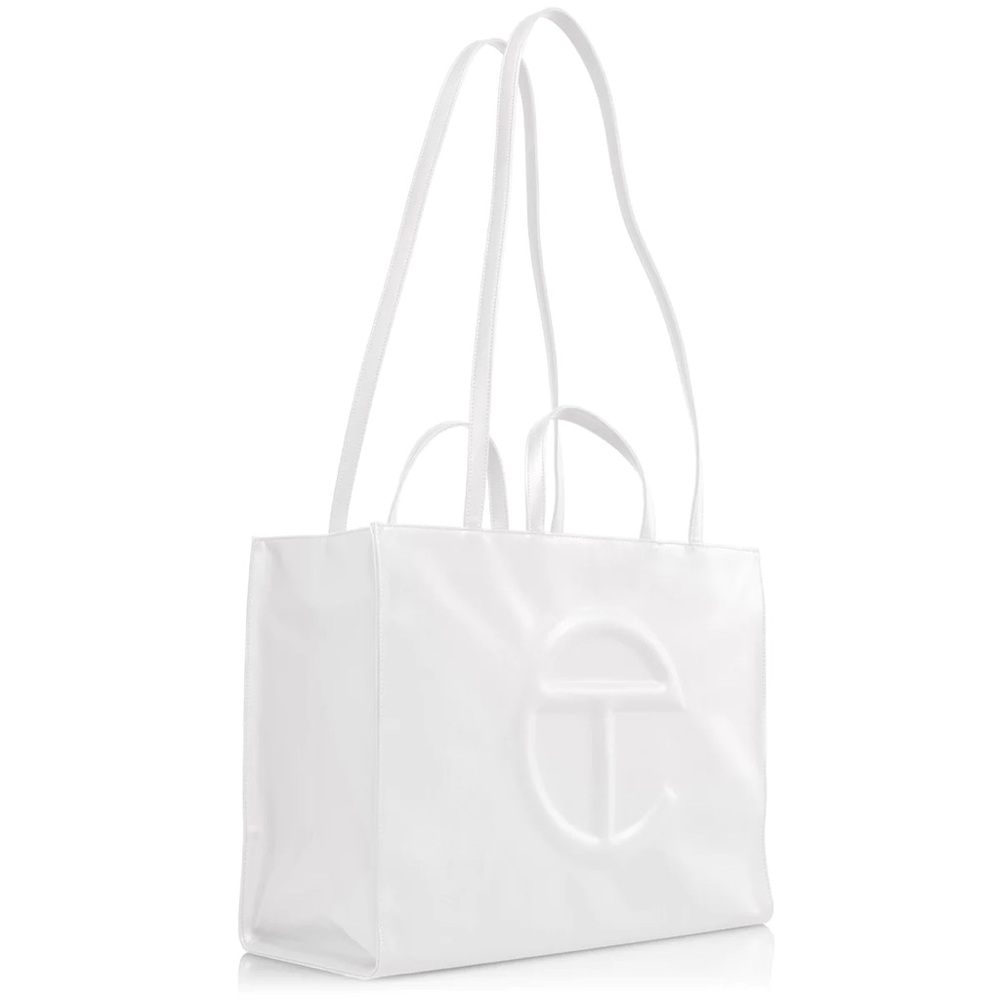 NWT Telfar Medium White Shopping Bag